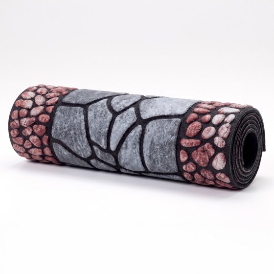 Antislipmatten, set van 2 – antraciet/terracotta  