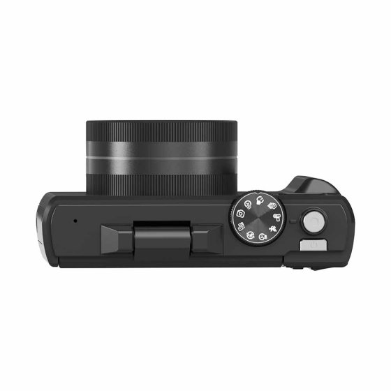 Digitale camera met uitklapbaar scherm 