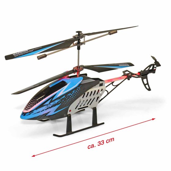 Radiobestuurde helikopter met verlichting 