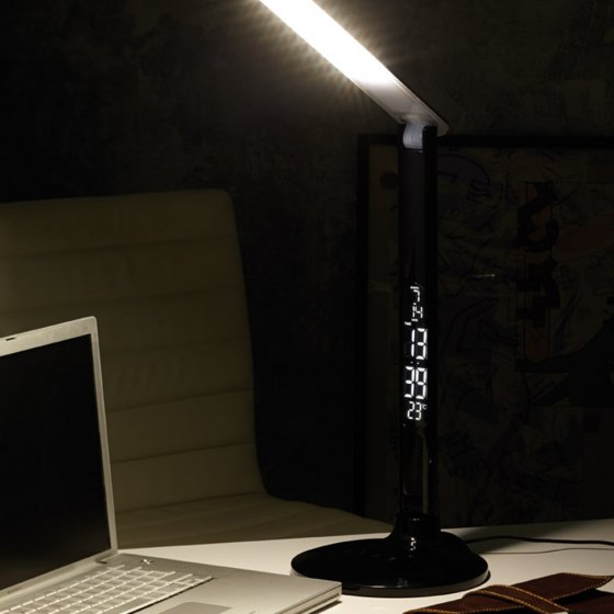 LED lamp met LCD-display 