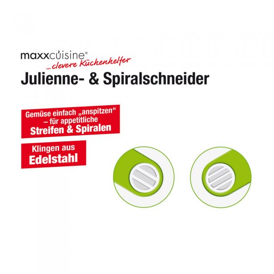 Julienne- en spiraalsnijder 